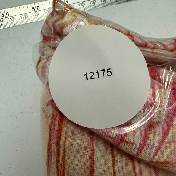 Tahari Womens Linen Pants Size L Cropped Boho Tropical Vacation Resort‎ Cruise - Picture 9 of 9